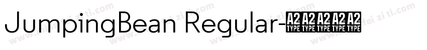 JumpingBean Regular字体转换